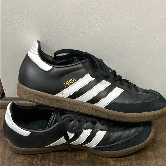 Adidas Men's Black Samba Shoes - Picture 6 of 6